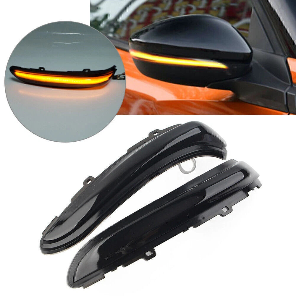 LED Rearview Mirror Dynamic Turn Signal Light for Peugeot Citroen C3 (2002-2017)