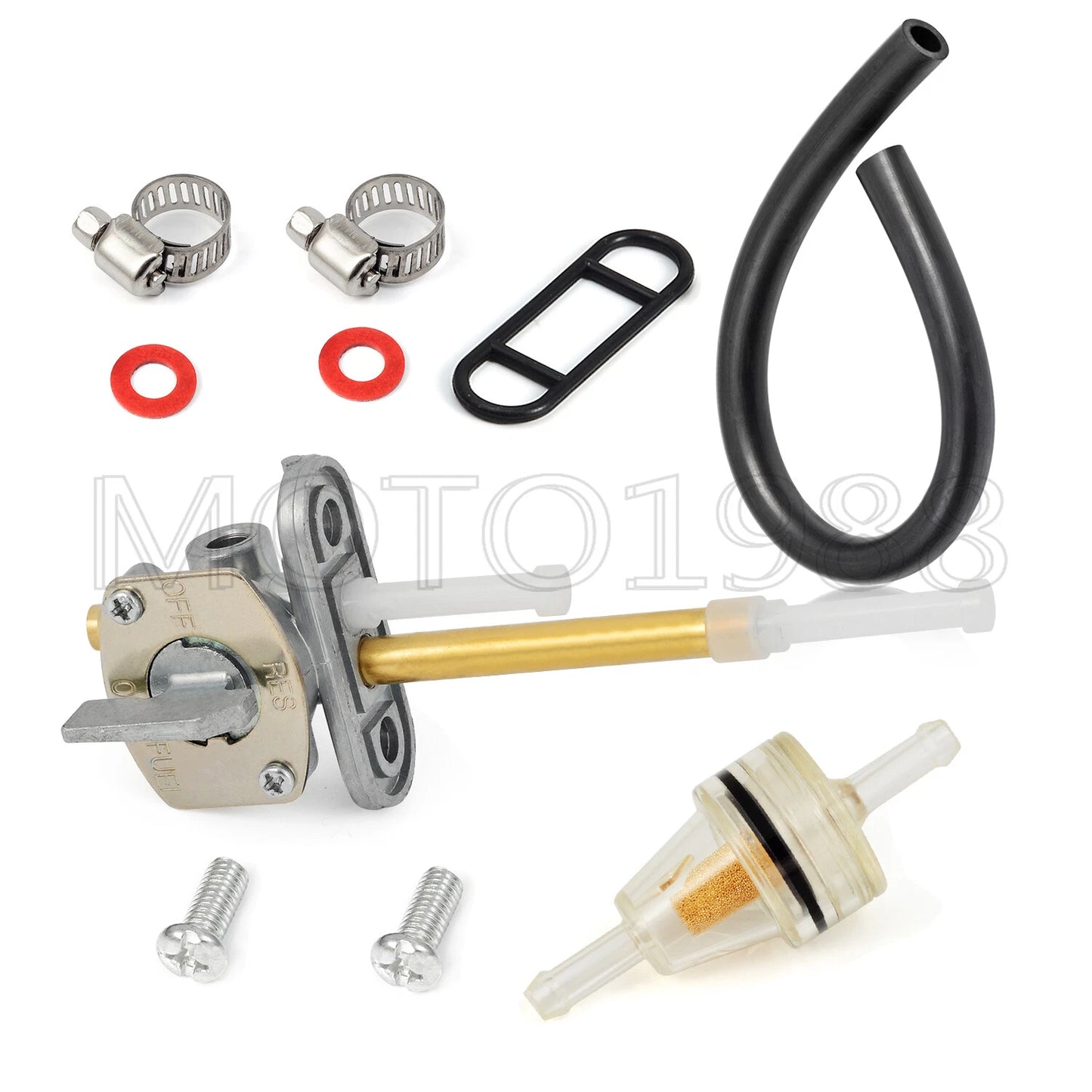 Fuel Valve Petcock Kit for Yamaha Big Bear 350 / Kodiak 400 4WD (1987–1999)