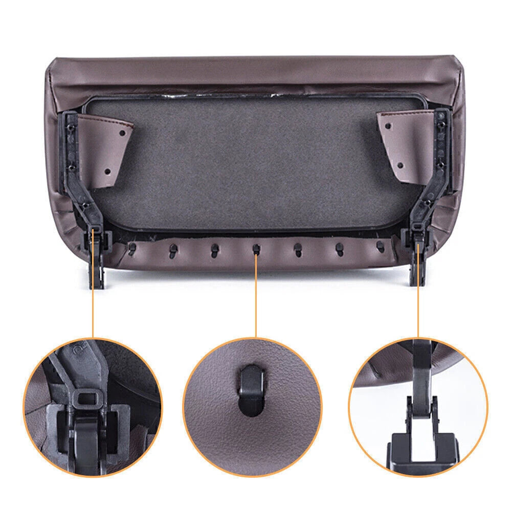 Black Seat Back Panel Cover for BMW 5 Series (2014-2017) & 7 Series (2013-2015)