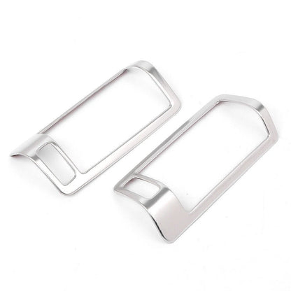 2 x Silver Interior Air Vent Outlet Covers for Volvo XC90 (2015-2018)