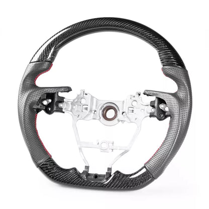 Flat Sport Steering Wheel Carbon Leather for Toyota Camry RAV4 Auris (2018+)