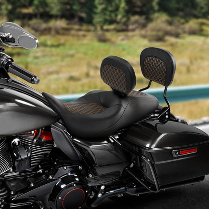 Seat Pad Backrest for Harley Road King Glide (2009-2023)