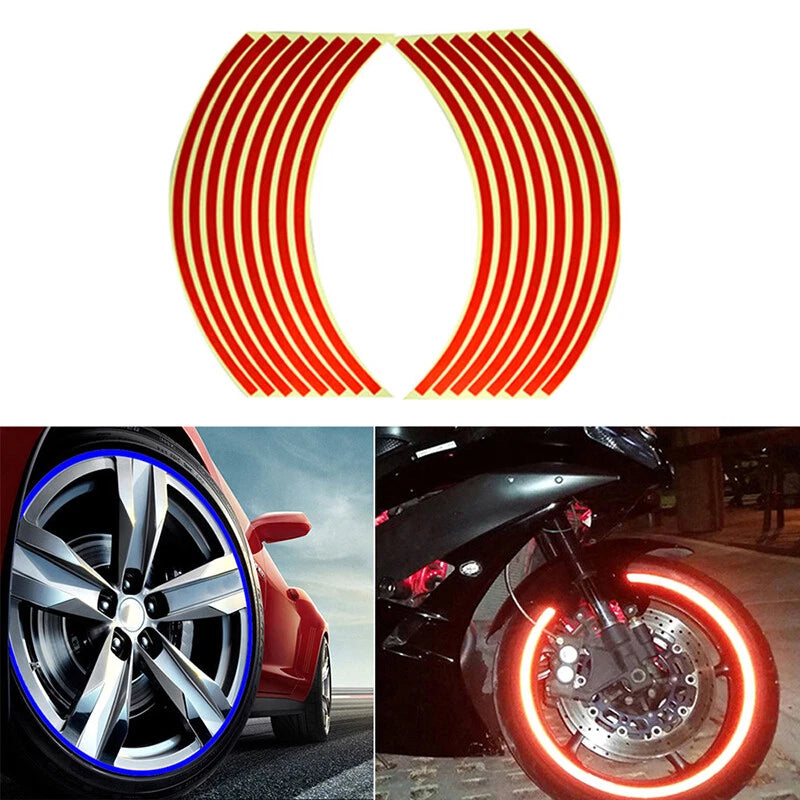 Red Reflective Decal Stickers for SUZUKI GSXR 600/750/1000 (2001-2023)