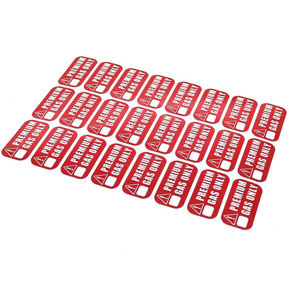 Premium Gas Only Sticker for Truck/Car - Vinyl Decal