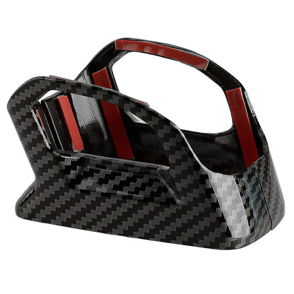 2 x Carbon Fiber Gear Knob Covers for Mitsubishi Outlander (2013-2023)
