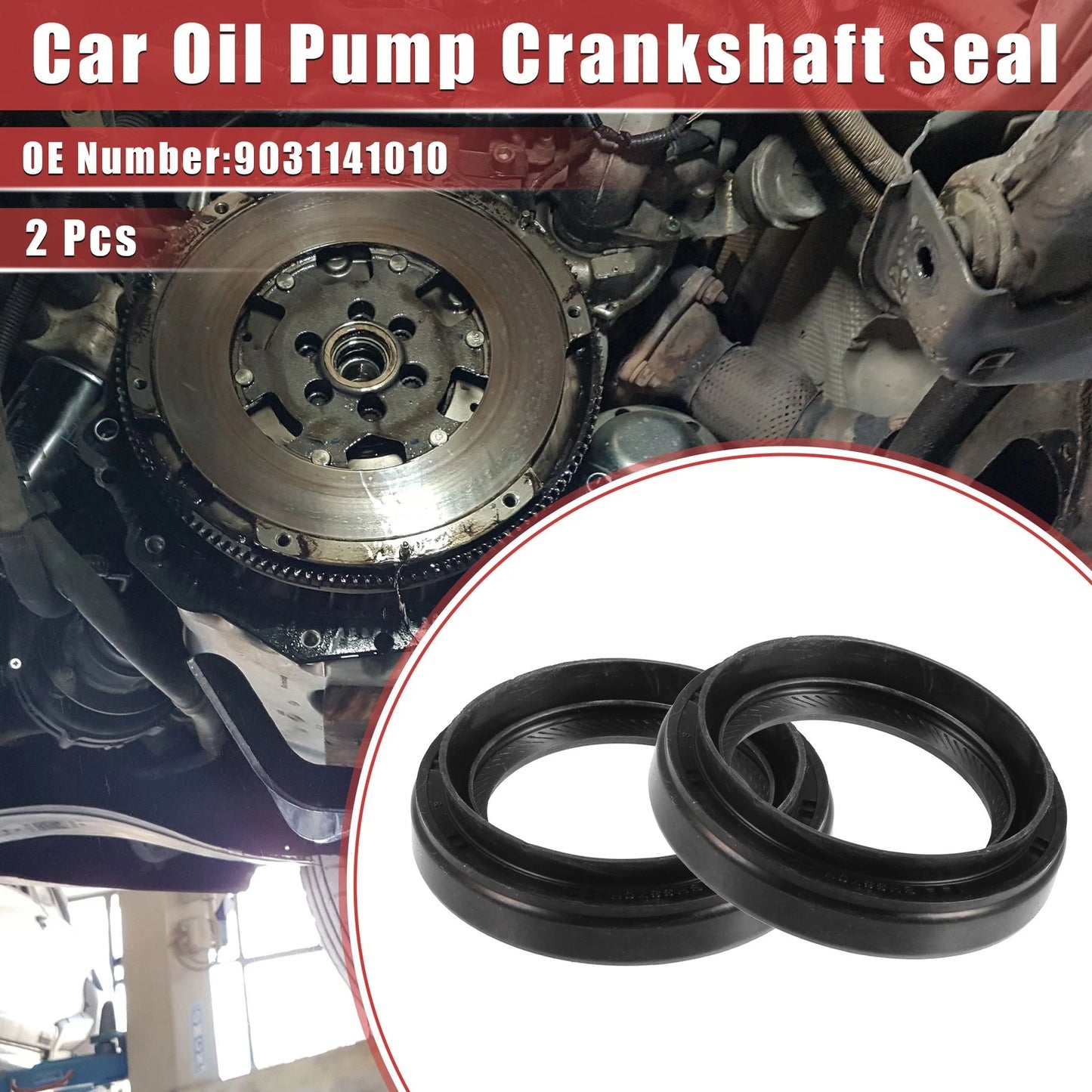 2 x Crankshaft Seal Replacement for Toyota 4Runner (1995–2009)
