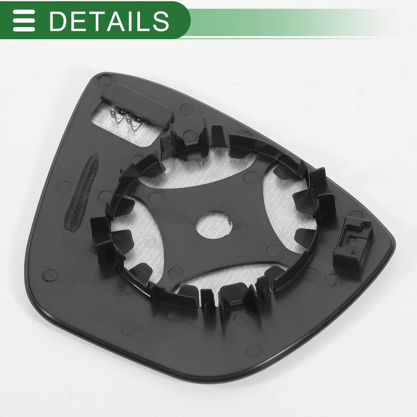 Left Side Heated White Mirror Glass for Ford Ka (2016-2021)