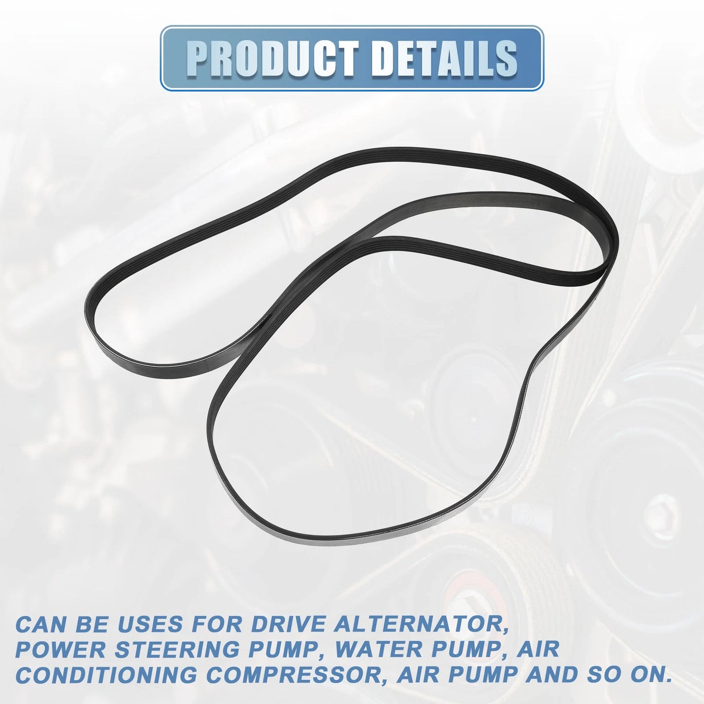V-Ribbed Serpentine Drive Belt for Ford Mustang (2006-2010)