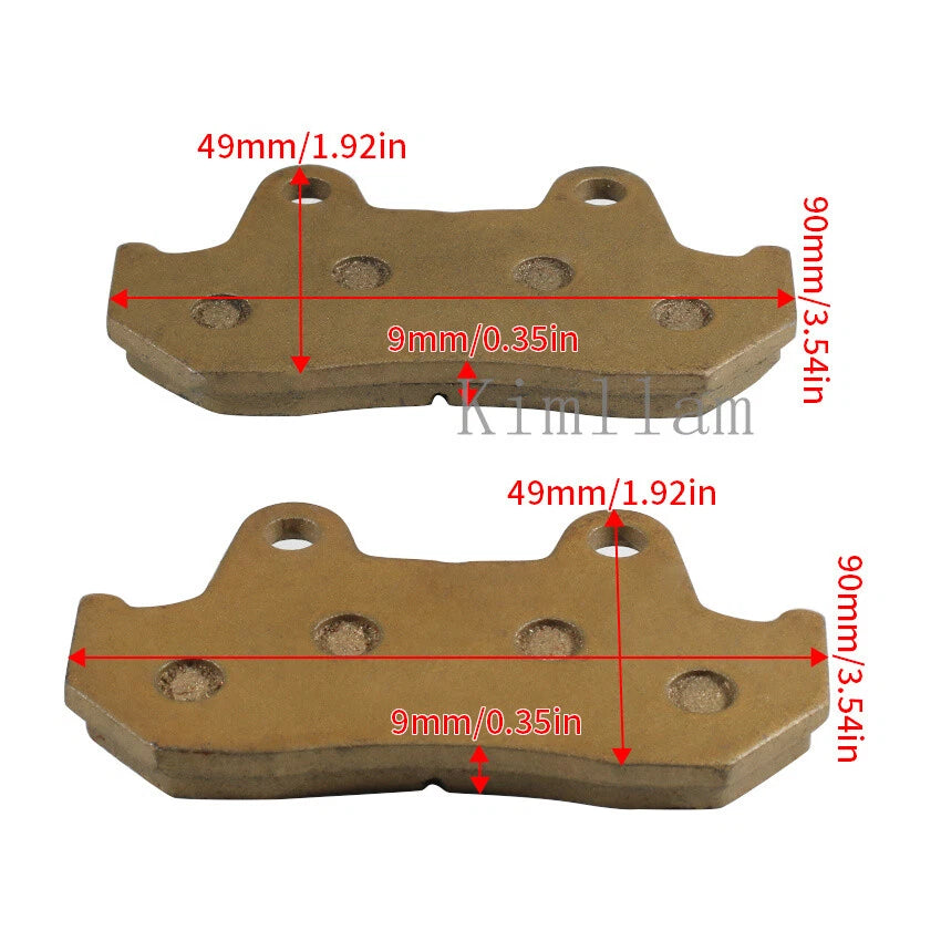 Front Brake Pads for HONDA VF 1000 F/R, CN 250 SPAZIO/Helix (1984-1998)