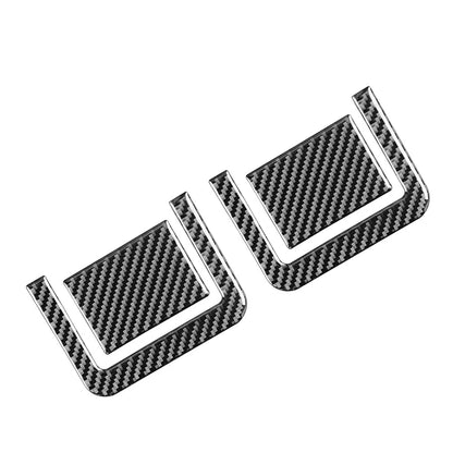 4x Carbon Fiber Rear Seat Adjustment Panel Cover for Toyota Tundra (14-21)