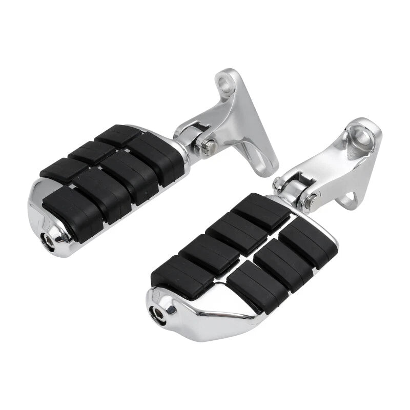Chrome Rear Footpeg Pair for Harley Touring Street Glide (1993-2025)