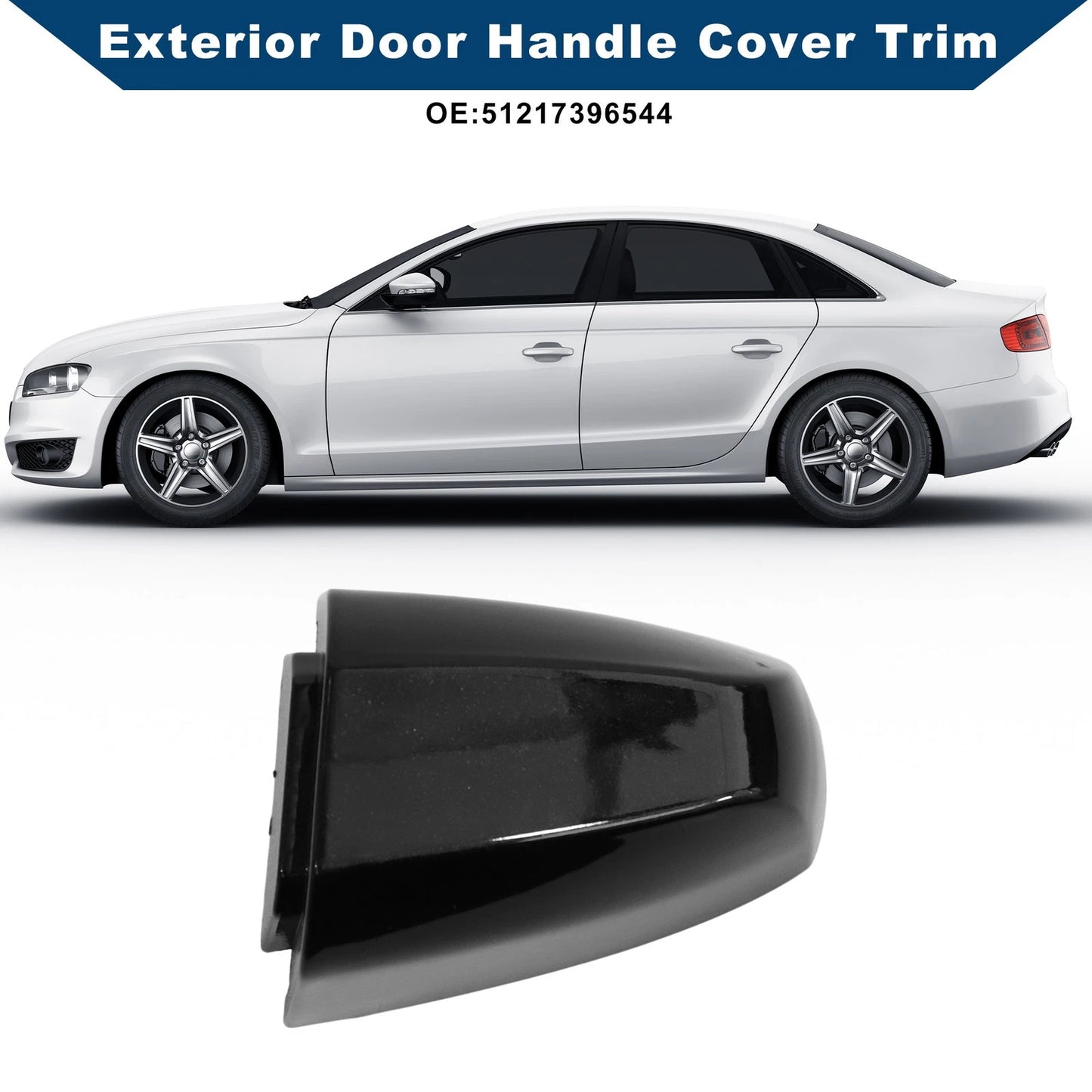Blue ABS Exterior Door Handle Cover Trim for BMW X1 X5 X6 (2014-2019)