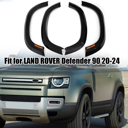 Defender 90 Wheel Fender Trim Widening with Lights for 2020-2024 Models