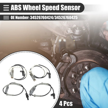 ABS Sensors for BMW 128i (2 x Front, 2 x Rear) (2008-2013)