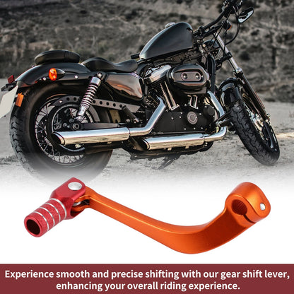 Folding Motorcycle Gear Shifter Lever for Honda CRF110F (2013-2018) Orange Red
