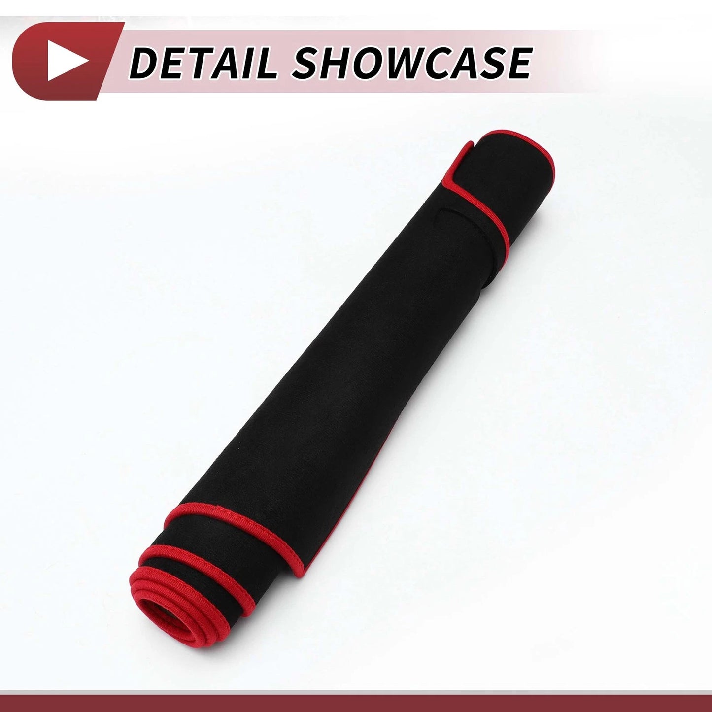 Dashboard Cover Mat for HONDA Shuttle (2015-2024) Sun Protector Pad Black Red