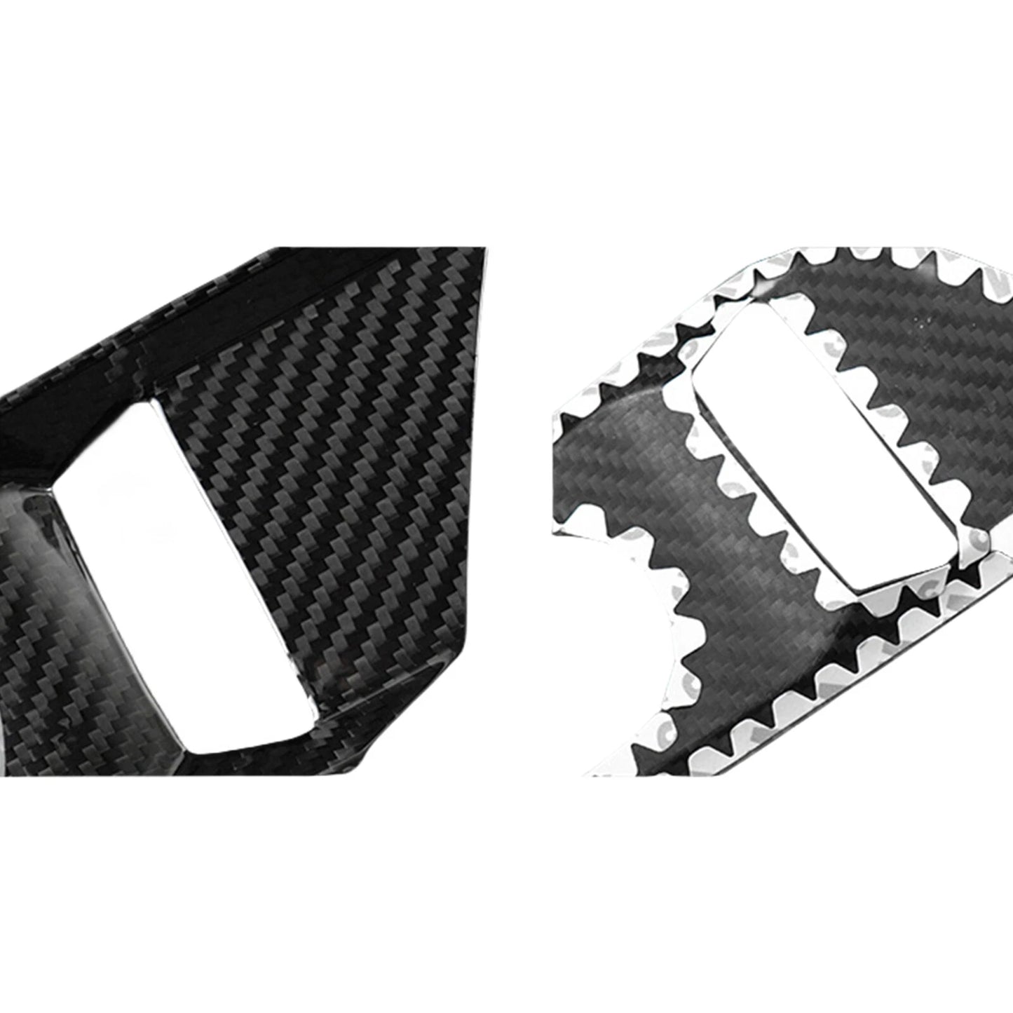 Multimedia Button Panel Cover for Corvette C8 (2020-2024) Black Carbon Fiber