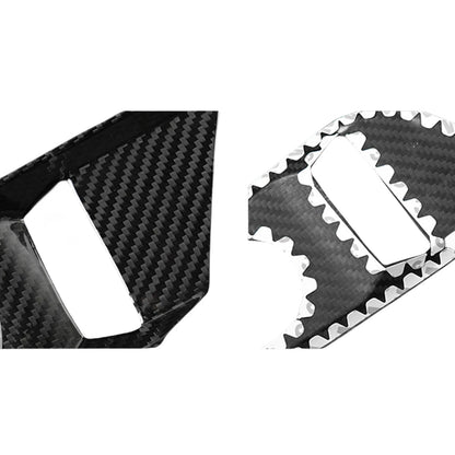 Multimedia Button Panel Cover for Corvette C8 (2020-2024) Black Carbon Fiber