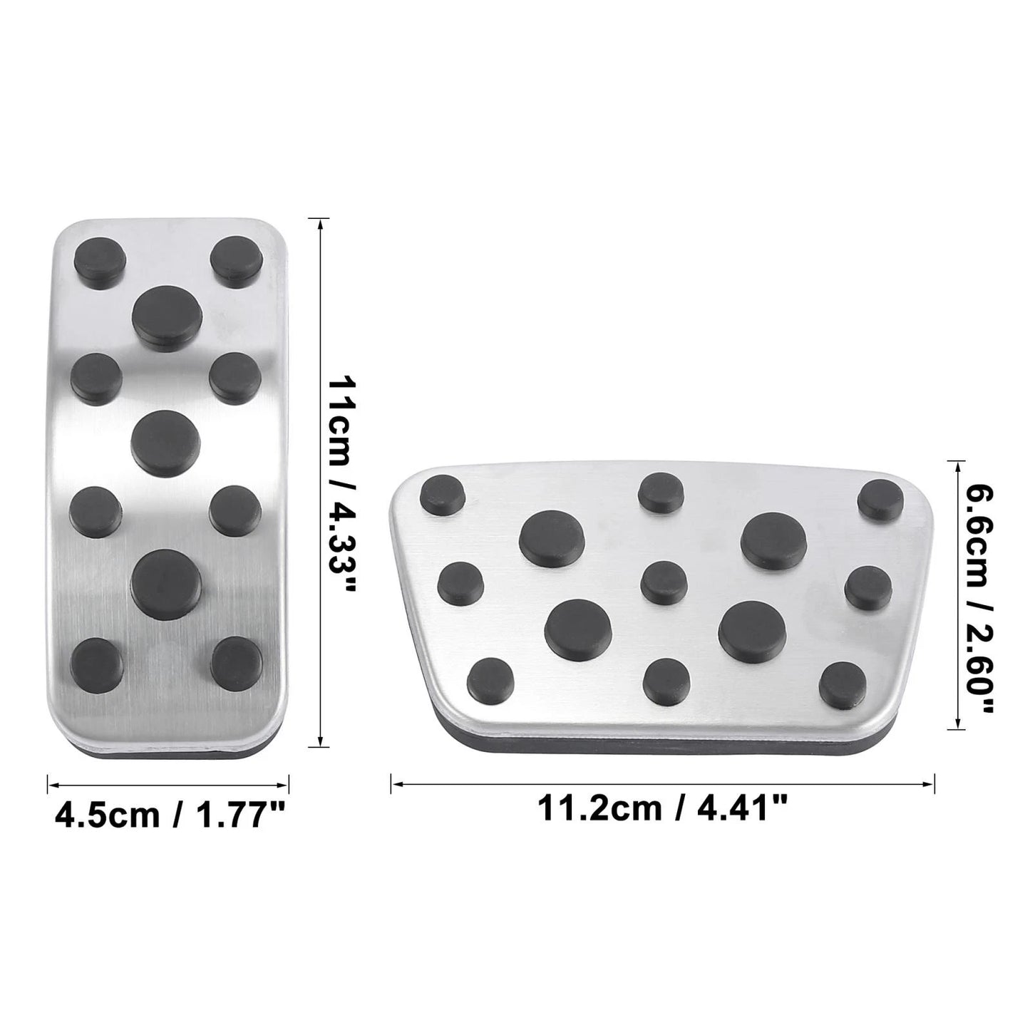 Gas & Brake Foot Pedal Pads Cover for Toyota Highlander (2011–2017)