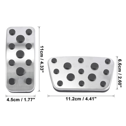 Gas & Brake Foot Pedal Pads Cover for Toyota Highlander (2011–2017)