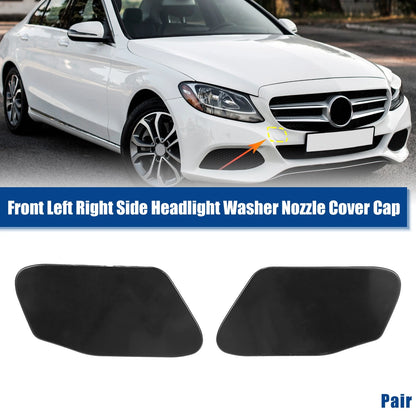 Front Left Right Side Headlight Washer Nozzle Covers for BMW X3 (2010-2017)