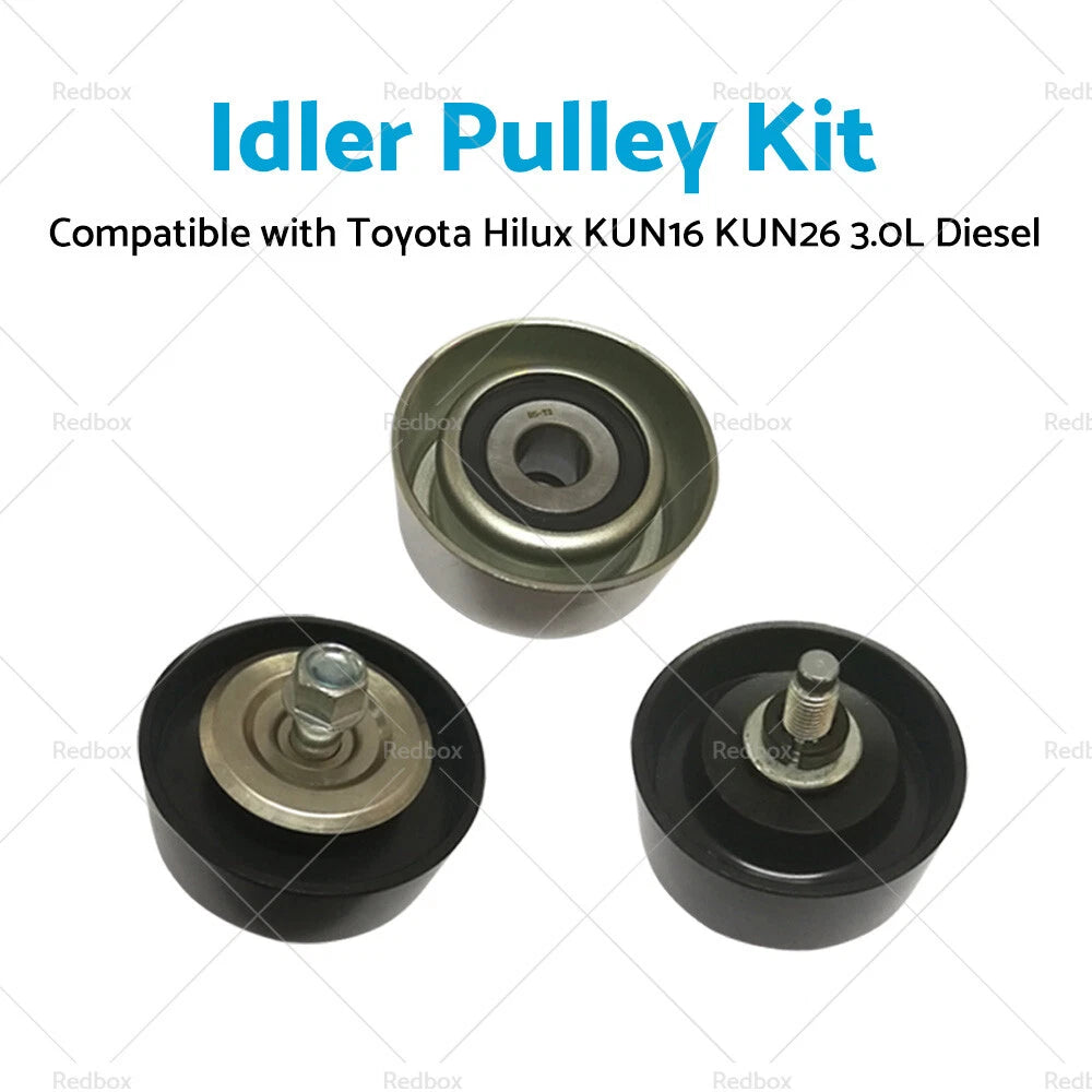 Idler Pulley Kit for Toyota Hilux KUN16 KUN26 3.0L Diesel 1KD-FTV (05-15)