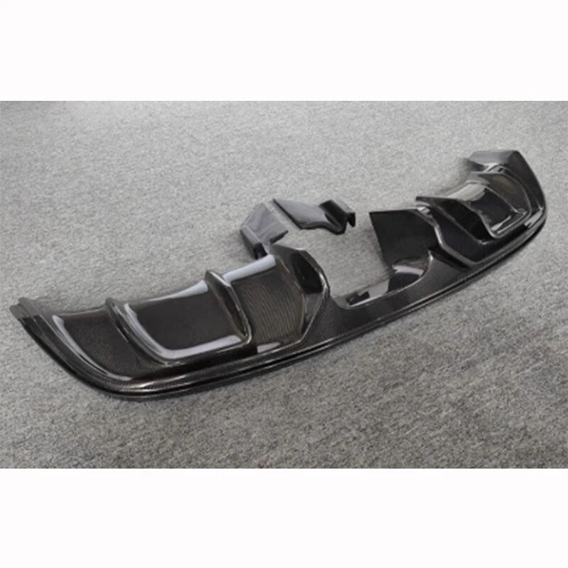 Real Carbon Fiber Rear Diffuser Bumper Spoiler Lip for Jaguar F-Type 2013-2019