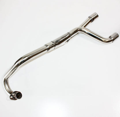 Twin Bigbore Stainless Exhaust Pipe for 125cc 140cc 160cc PIT PRO Dirt Bike