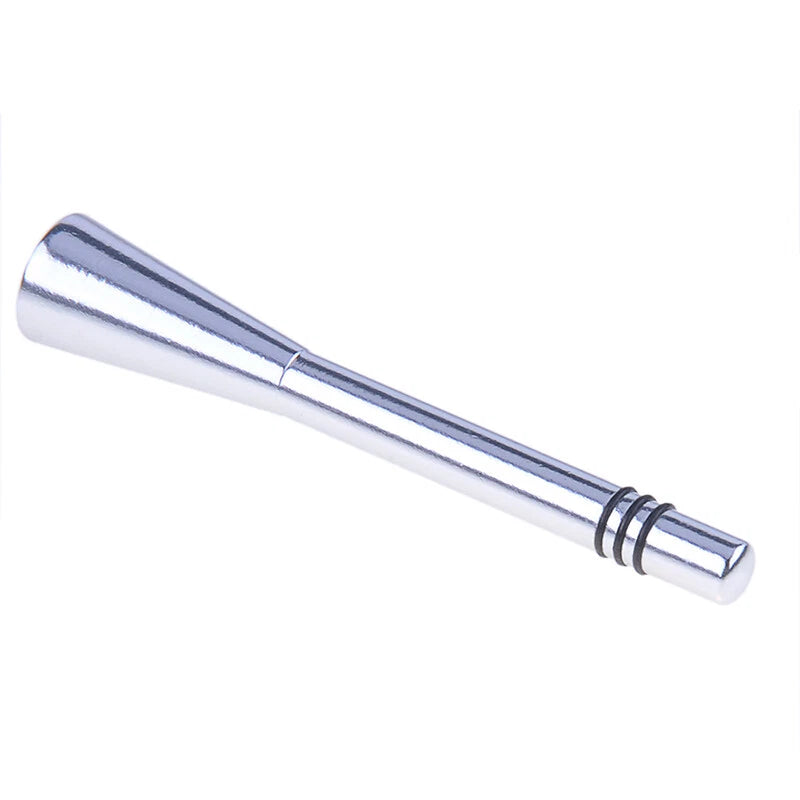 Chrome Universal 8CM Short Stubby Antenna for Car AM/FM Radio Mast & Screw
