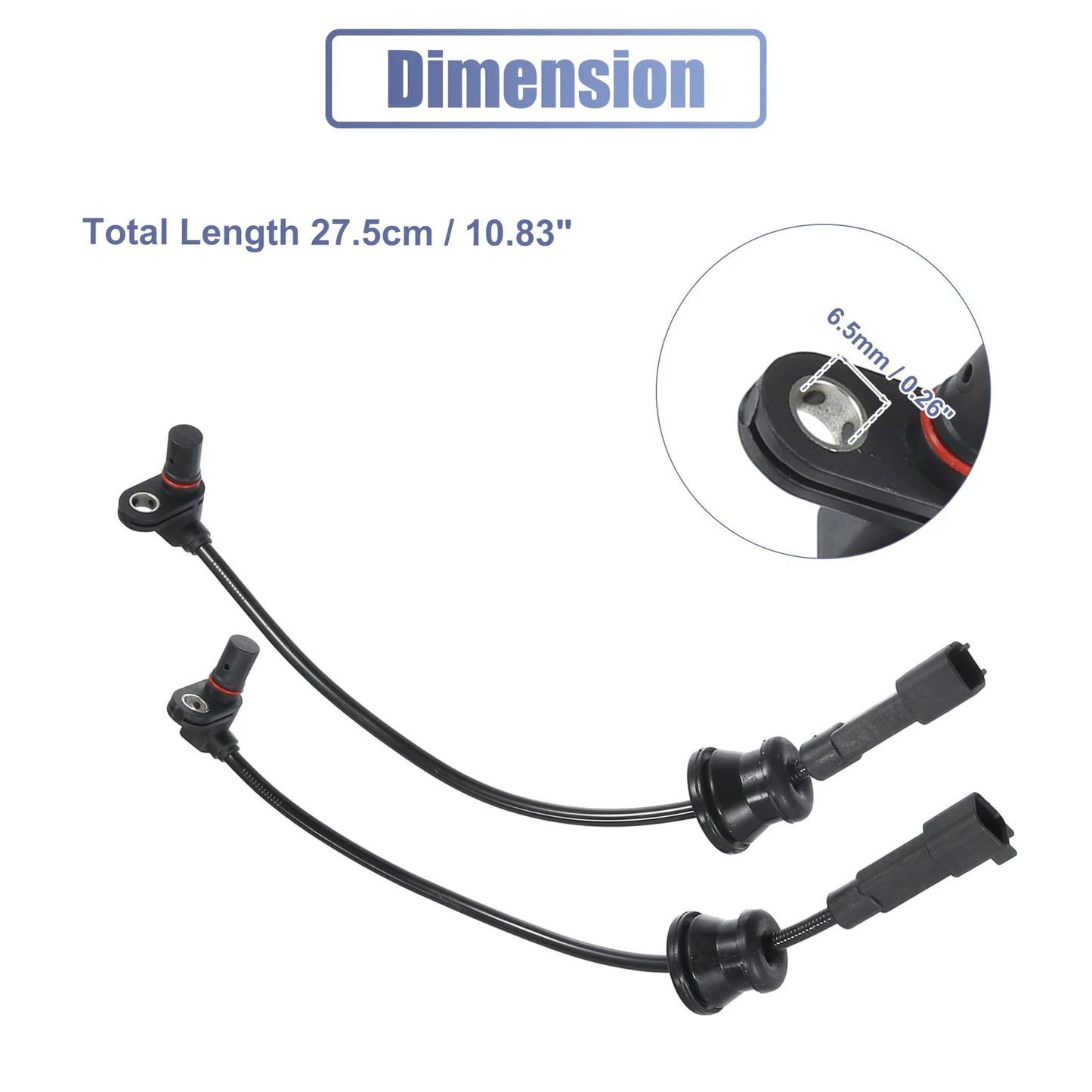ABS Sensor  Rear Left & Right for Chevrolet Equinox (2010-2017)