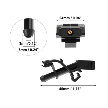 4 x Windshield Washer Nozzle Kit for Toyota for Scion for Lexus
