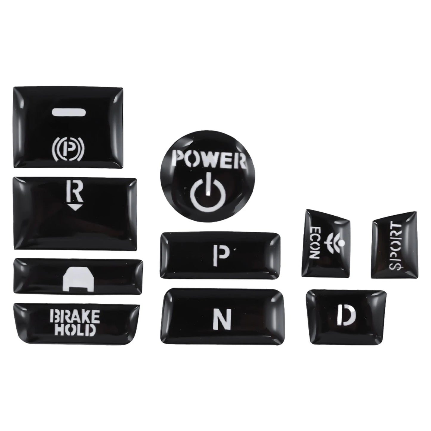 Rubber Handbrake Parking Button Cap Cover Decal for Accord