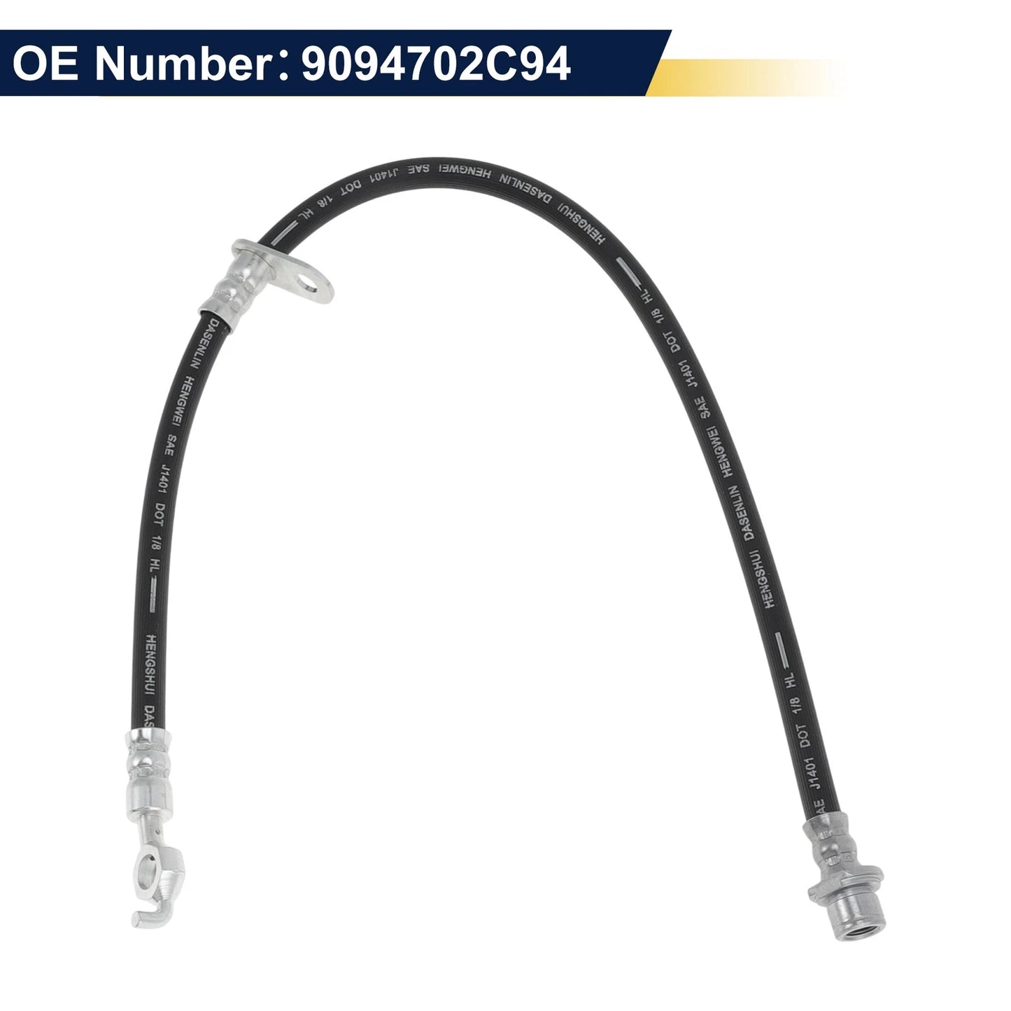 Rear Left Brake Hose for Toyota Camry (2002-2008) Hydraulic Hose 2 x 9094702C94