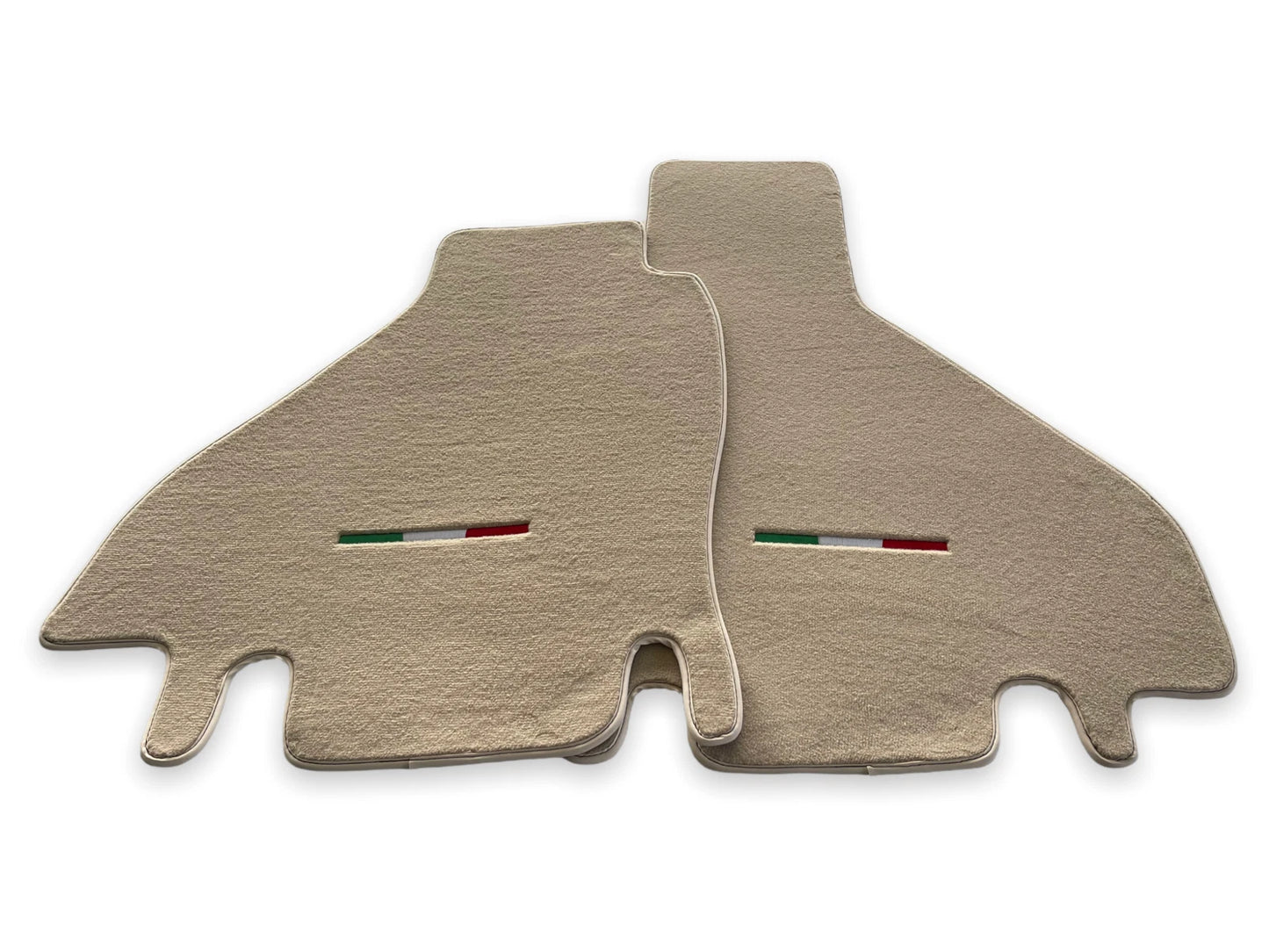 Beige Tailored Floor Mats for Ferrari Testarossa (1984-1996)