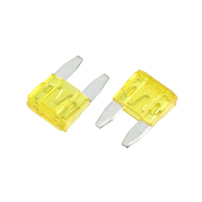 4 x 14 Gauge Mini Blade Style Inline Fuse Holders with 20A Fuses for Car