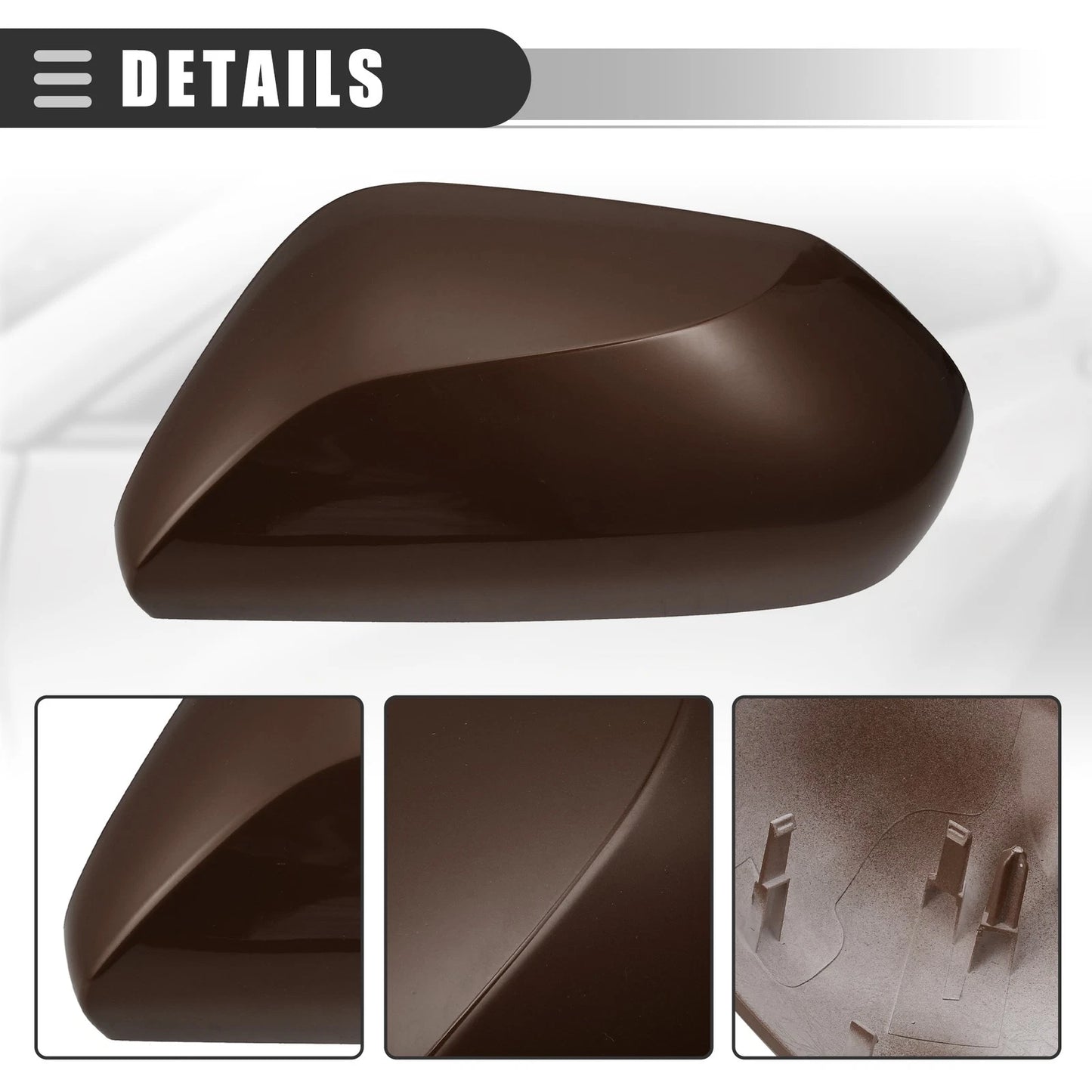 Left Side Mirror Cover for Toyota Camry 2018-2023 Brown