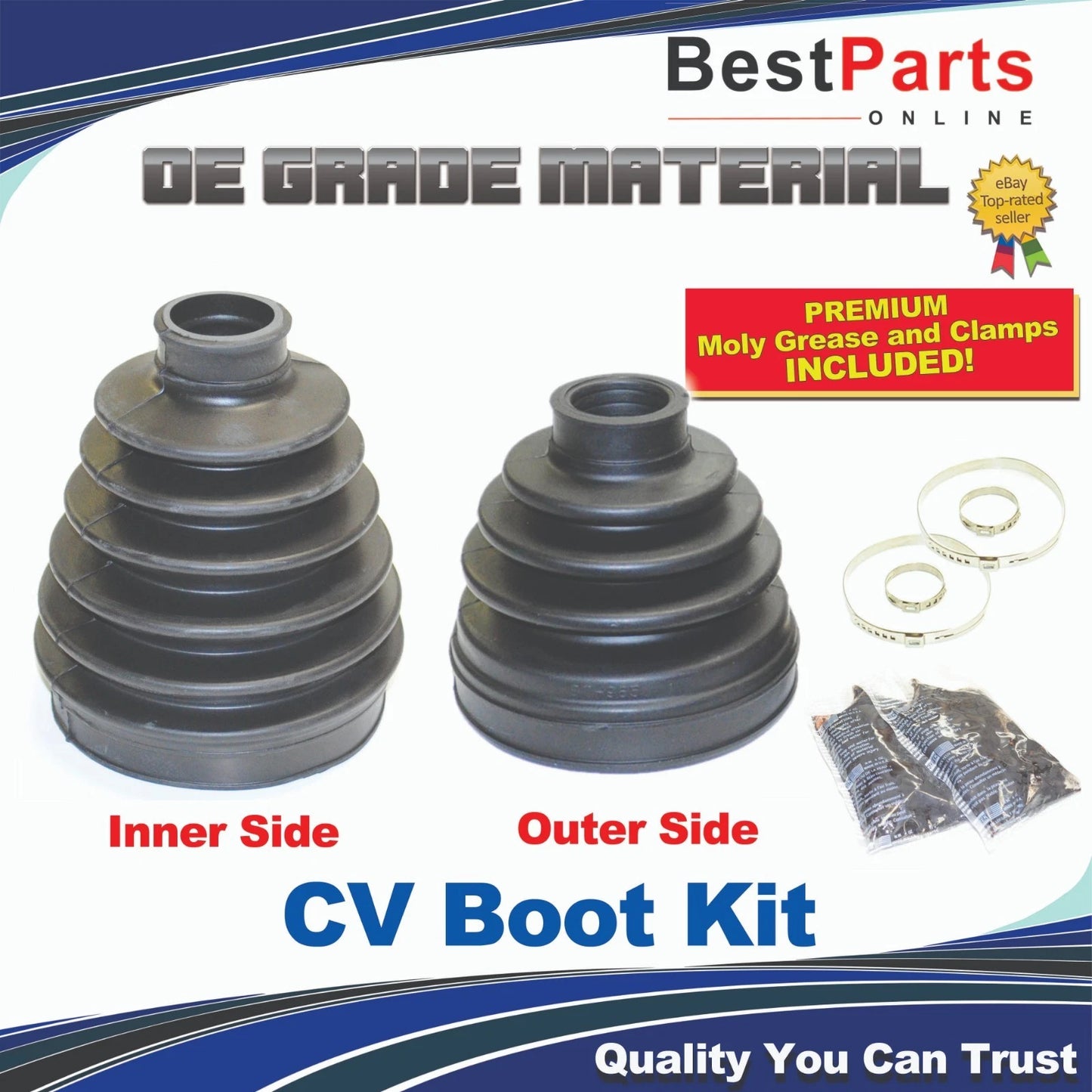 2 x CV Axle Boots for Nissan Maxima (2009–2014)