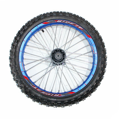 12mm Axle Front Wheel Rim with 17" Knobby Tyre for PIT PRO Dirt Bike