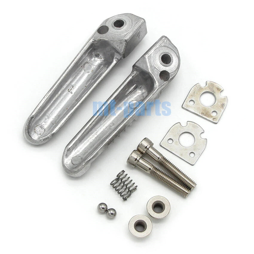 Silver Rear Footrest Pegs for Yamaha YZF R6S YZF600 (2003-2009)