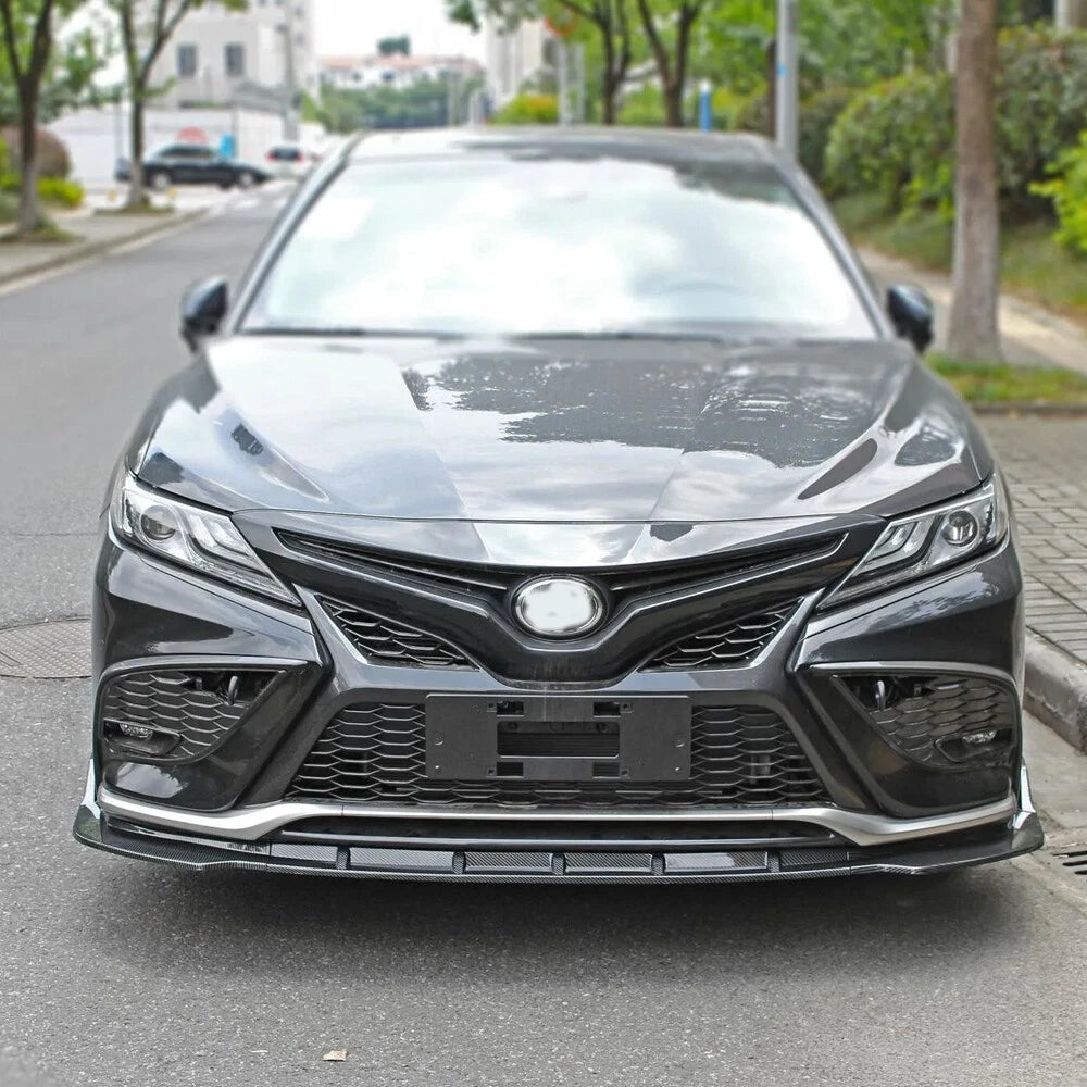 Front Bumper Spoiler Lip Splitter Winglet for Toyota Camry SE XSE (2018-2023)