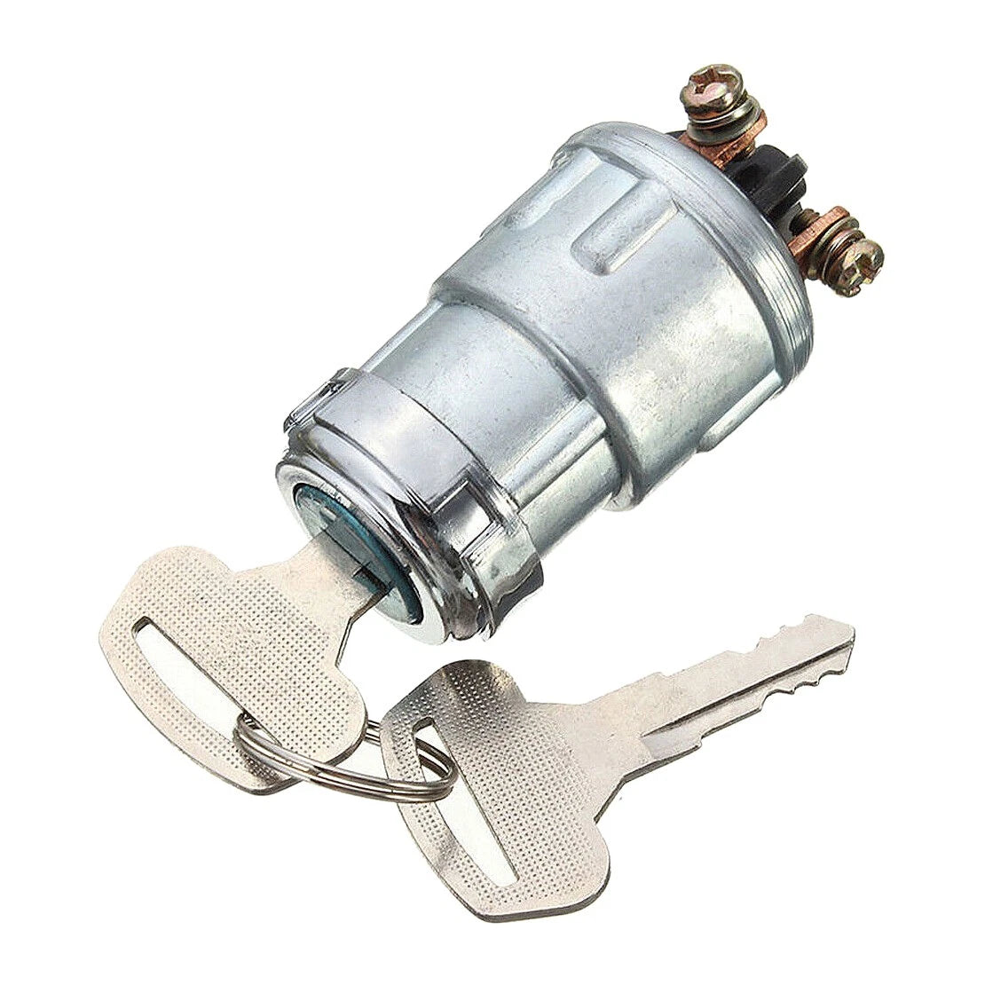 Ignition Switch Cylinder Lock w/ 2 Keys for Universal Auto Car