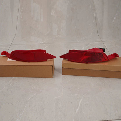 2 x Rear Bumper Reflector Lenses Red for Ford Fiesta MK7 (2010-2015)