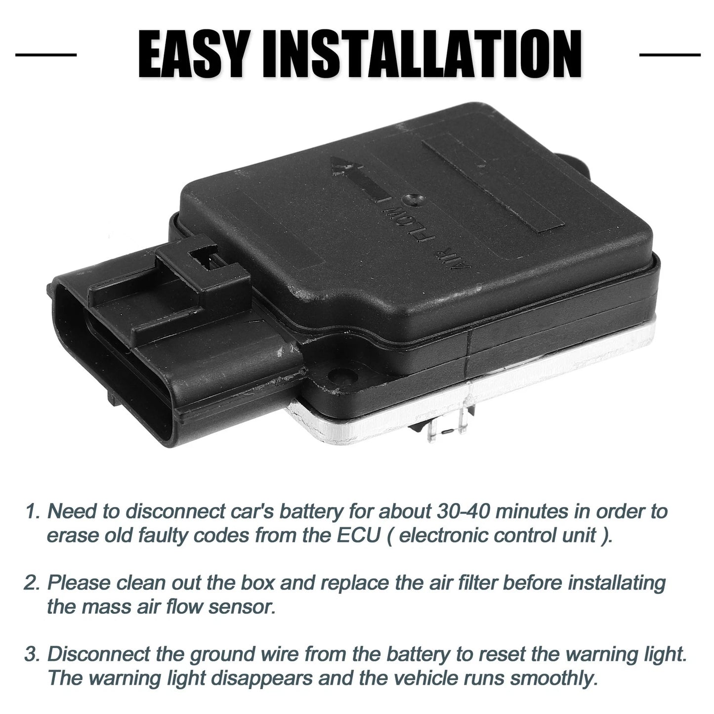 Mass Air Flow Sensor for Ford Escort 1.9L (1996)