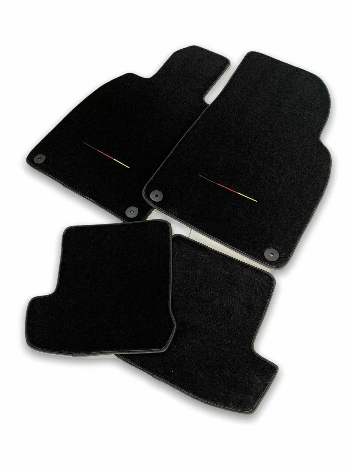 Floor Mats for Porsche Cayman 987 LHD Carpet Germany Flag (2006-2012)