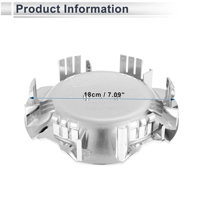 Silver Tone Wheel Hub Cap for Chevrolet Silverado 1500 (2007-2013) 4x