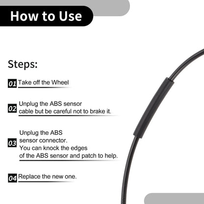 ABS Sensor for Ford Transit 150 250 350 Front Left or Right (2015-2019)