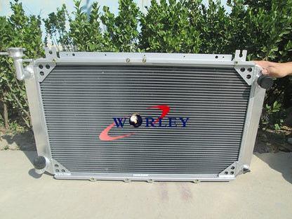 Aluminum Radiator + Fan for Nissan Patrol GQ Y60 (1997-2000)