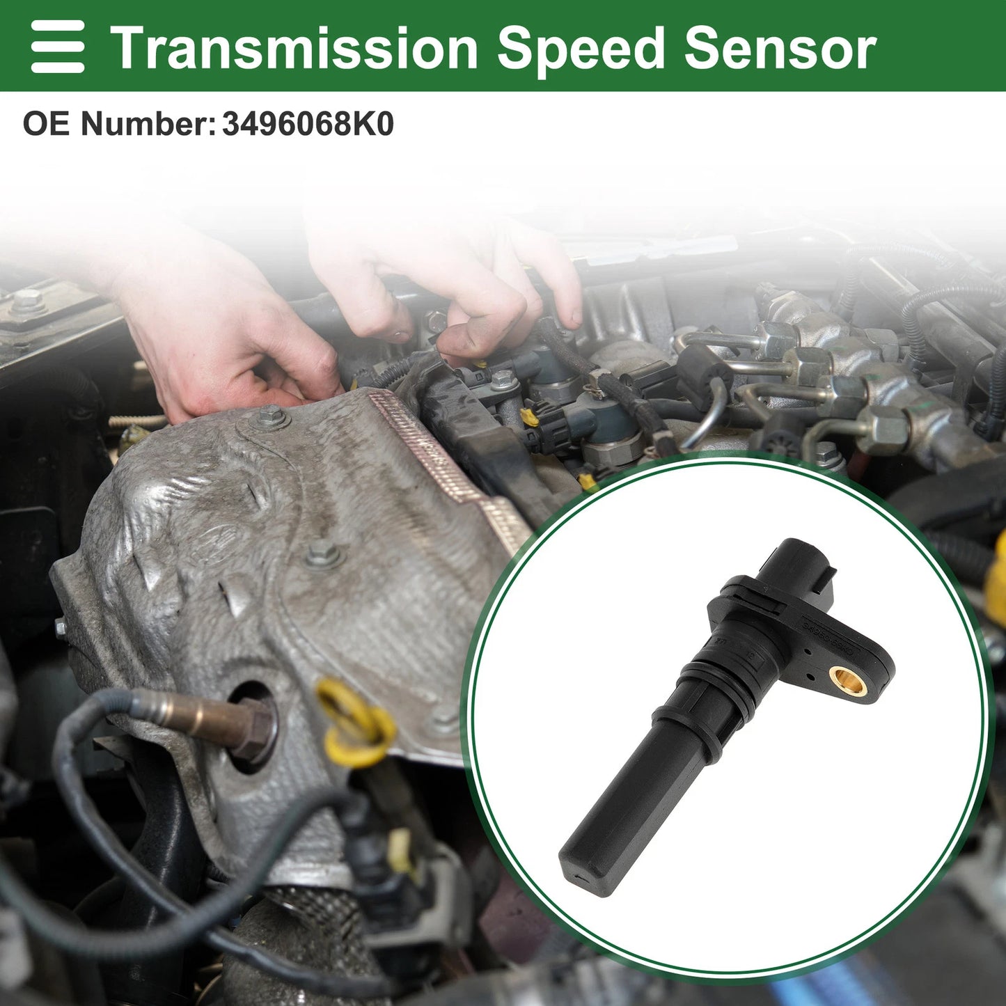 1 Pc Transmission Speed Sensor for SUZUKI (No.3496068K0)