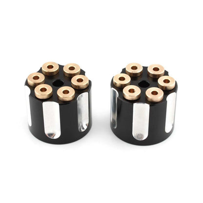 2 x Black White Rear Seat Bolt Screws for Harley Davidson Road King