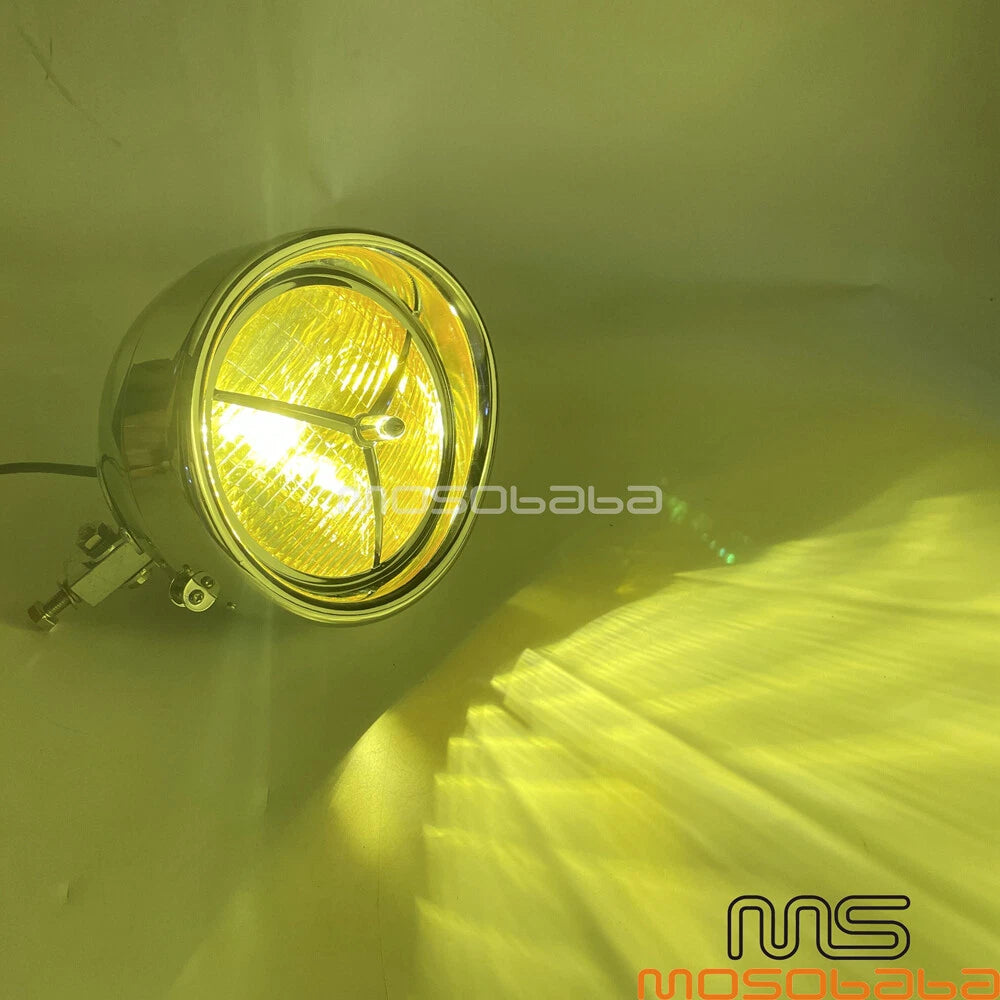 7" LED Headlight Passing Lamp Trim for Harley Road King